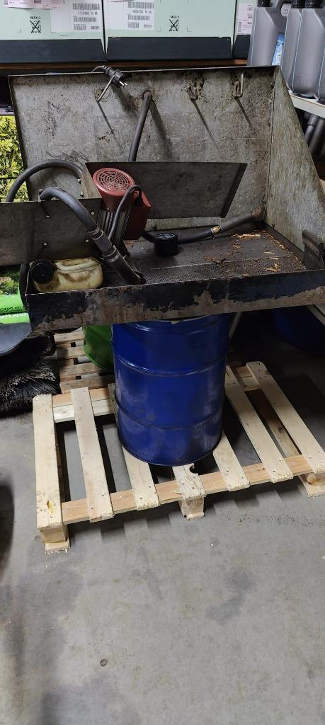 Ontvetterbak inclusief ontvettervloeistof, Auto diversen, Autogereedschap, Gebruikt, Ophalen