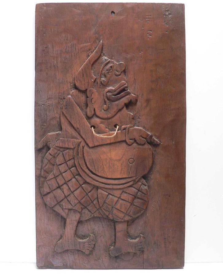 Blawong met Semar BS6 Keris houder Kris Wayang Indonesie, Antiek en Kunst, Kunst | Niet-Westerse kunst, Ophalen of Verzenden