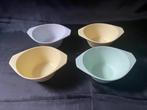 Vintage/Retro/50s Set van 4 Ornamin/Melamine pastelkleurige, Huis en Inrichting, Keuken | Servies, Ophalen, Overige materialen