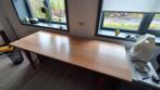 Mooie, solide tafel 220x85, Huis en Inrichting, Tafels | Eettafels, Ophalen, Gebruikt, 200 cm of meer, 50 tot 100 cm