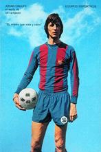 Spelerskaart Johan Cruyff FC Barcelona AFC Ajax Amsterdam, Verzamelen, Ophalen of Verzenden, Zo goed als nieuw, Ajax, Spelerskaart