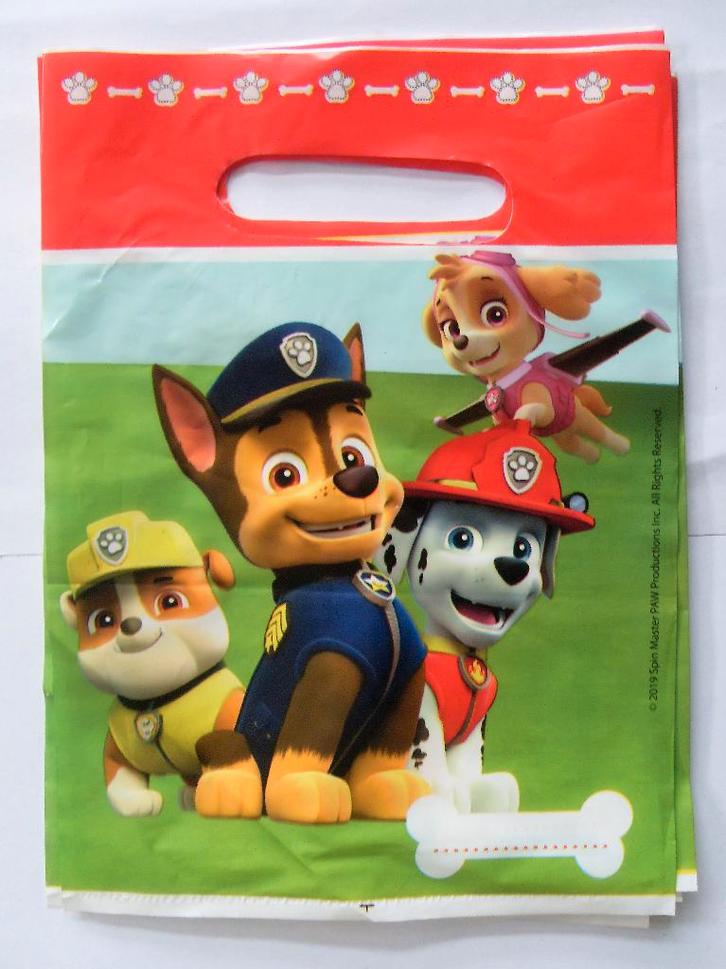 Paw Patrol uitdeelzakjes / traktatie tasje / verjaardag, Hobby en Vrije tijd, Feestartikelen, Nieuw, Overige typen, Verjaardag