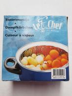 Stoommandje nieuw in verpakking merk Le Chef, Ophalen of Verzenden, Nieuw, Overige materialen