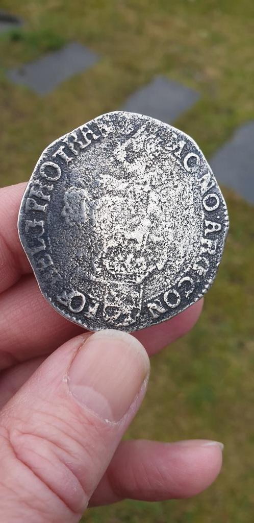 Bodemvondst Wrakvondst Zilveren Rijder Overijssel 1676 !!!, Postzegels en Munten, Munten | Nederland, Losse munt, Overige waardes