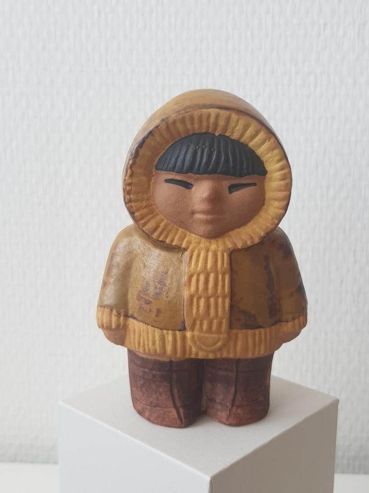 Lisa Larson Children of the world Inuit meisje, Antiek en Kunst, Kunst | Beelden en Houtsnijwerken, Ophalen of Verzenden