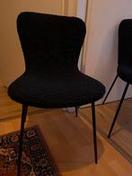 2x Zwarte Teddy Stoel - zo goed als nieuw, Huis en Inrichting, Stoelen, Ophalen, Twee, Zwart, Zo goed als nieuw