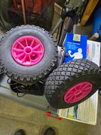 Wielen 3.00-4 met roze velg, Ophalen, Gebruikt, Universele onderdelen