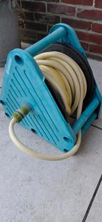 Gardena Slangenhaspel met 15 meter slang, Ophalen, Gebruikt, Tuinslanghaspel