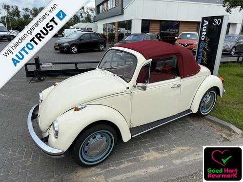 Volkswagen Kever Cabrio Orgineel NL BELASTING EN APK VRIJ, Auto's, Oldtimers, Bedrijf, Te koop, Open dak, Volkswagen, Benzine