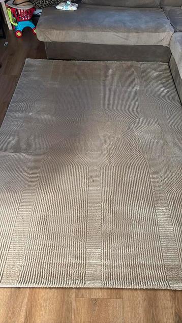 Velvet japandi kleed beige