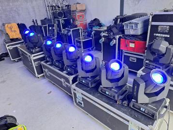 4x MOKA SFX 7R Beam 230W Moving Head Light beschikbaar voor biedingen