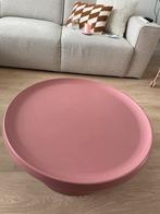 Roze Woood Salontafel Metaal, Ophalen, Gebruikt, Rond, 50 tot 100 cm