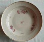 Thomas Ivory creme borden roze rozen relief rand gouden bies, Ophalen of Verzenden