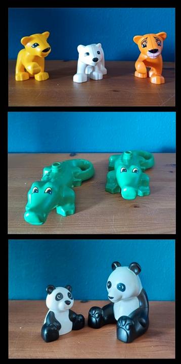 Duplo lego Wilde Dieren Pool Safari & huis-boerderij diertje beschikbaar voor biedingen