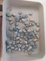 Partij aquamarijn trommelstenen, Verzamelen, Mineralen en Fossielen, Ophalen of Verzenden, Mineraal