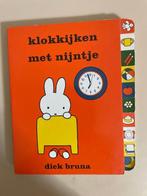 Klokkijken met Nijntje. Dick Bruna. Klok kijken, Ophalen, Zo goed als nieuw, Dick Bruna, Uitklap-, Voel- of Ontdekboek