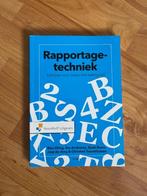 Raportagetechniek, Schrijven voor lezers met weinig tijd, Boeken, Studieboeken en Cursussen, Verzenden, Zo goed als nieuw, HBO