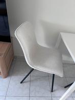 2 beige Woonexpress stoelen - zo goed als nieuw!, Ophalen, Twee, Wit, Zo goed als nieuw