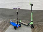 2x kinder step: 1x gewoon en 1x scooter met led’s in wielen, Fietsen en Brommers, Steps, Ophalen, Gebruikt, Gewone step, Space cooter