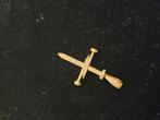 14 k gouden spijkerkruis hanger 5,4 gram, Ophalen of Verzenden, Nieuw, Goud, Goud