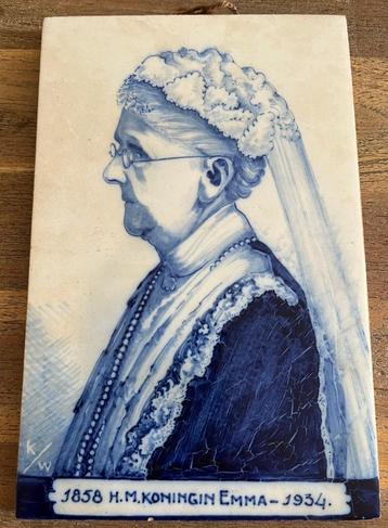 Gedenktegel van koningin Emma 1934 beschikbaar voor biedingen