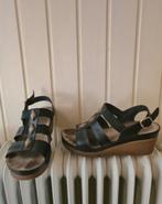 Sandalen, zwart, maat 37, Ophalen of Verzenden, Zo goed als nieuw, Zwart, Sandalen of Muiltjes