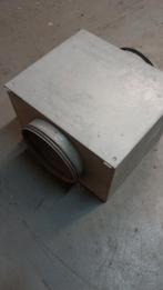 Box ventilator geluid gedempt., Doe-het-zelf en Verbouw, Ventilatie en Afzuiging, Ophalen of Verzenden, Zo goed als nieuw, Ventilator
