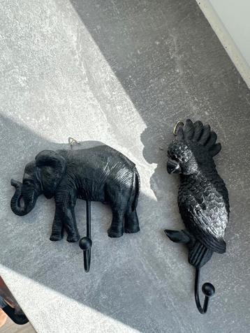 Wandhaken - kapstok halen - Olifant & Kaketoe beschikbaar voor biedingen