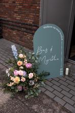 Welkomstbord bruiloft, Ophalen, Gebruikt, Versiering, Geboorte of Huwelijk