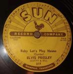 78RPM: Elvis Presley - Baby let's play house SUN, Ophalen of Verzenden, Gebruikt, 10 inch