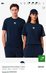Lacoste T-shirt, Kleding | Dames, Blauw, Nieuw, Ophalen of Verzenden, Korte mouw