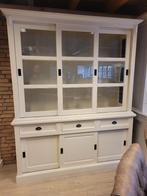 *ACTIE* Mooie Landelijke Witte Buffetkast/ Winkelkast (2526), Gebruikt, Landelijke buffetkast winkelkast kleur wit gratis bezorging