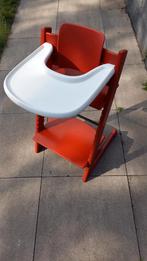Puntgaaf! Stokke Tripp Trapp kinderstoel, met tafelblad d, Ophalen, Zo goed als nieuw, Meegroeistoel, Afneembaar eetblad