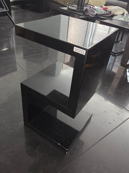 Xora Bijzettafel Zwart Xora, Huis en Inrichting, Tafels | Bijzettafels, Gebruikt, Rechthoekig, 45 tot 60 cm, Minder dan 55 cm