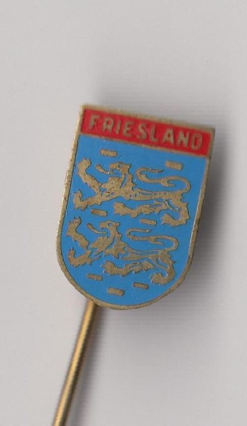 Provincie Wapen speldje Friesland B, Verzamelen, Speldjes, Pins en Buttons, Gebruikt, Speldje of Pin, Overige onderwerpen, Ophalen of Verzenden