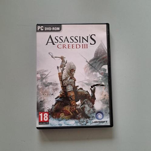 Ubisoft PC game Assassin's Creed 3, Spelcomputers en Games, Games | Pc, Zo goed als nieuw, Avontuur en Actie, 1 speler, Vanaf 18 jaar