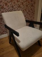 WOOOD fauteuil Lowie naturel zwart-wit, Ophalen, Eenpersoons, Minder dan 150 cm