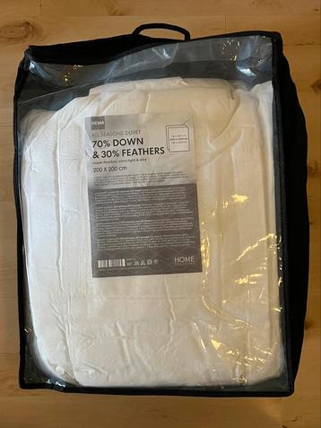 4 Seizoenen Dons dekbed 200 x 200, NIEUW ongebruikt! beschikbaar voor biedingen