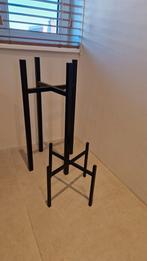 Plantenstandaard zwart groot en klein, Ophalen, Zo goed als nieuw