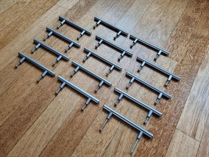 14 Handgrepen / meubelgreep, Huis en Inrichting, Keuken | Keukenelementen, Zo goed als nieuw, Minder dan 100 cm, Minder dan 50 cm