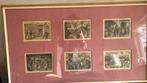 2  x 6 Anton Pieck prenten, ingelijst, jaren '60, Antiek en Kunst, Ophalen