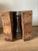 Glasmal met inhoud(waarschijnlijk glasfabriek Leerdam), Antiek en Kunst, Ophalen of Verzenden