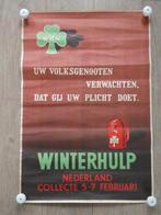 Winterhulp poster - 20 januari, 7 februari 1944., Ophalen of Verzenden, Overige soorten, Nederland, Foto of Poster