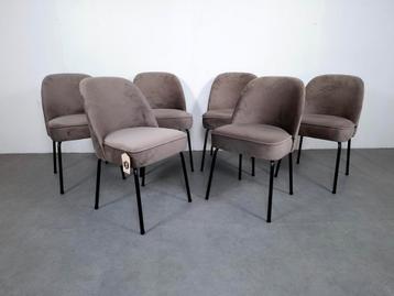Set van 6 BePureHome Vogue Nougat Stoelen | GRATIS BEZORGING beschikbaar voor biedingen