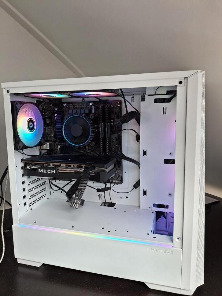TEAB: GAMING PC| phanteks Ecilpse | i3-12100F | RX6600 8 GB, Computers en Software, Desktop Pc's, Zo goed als nieuw, 3 tot 4 Ghz