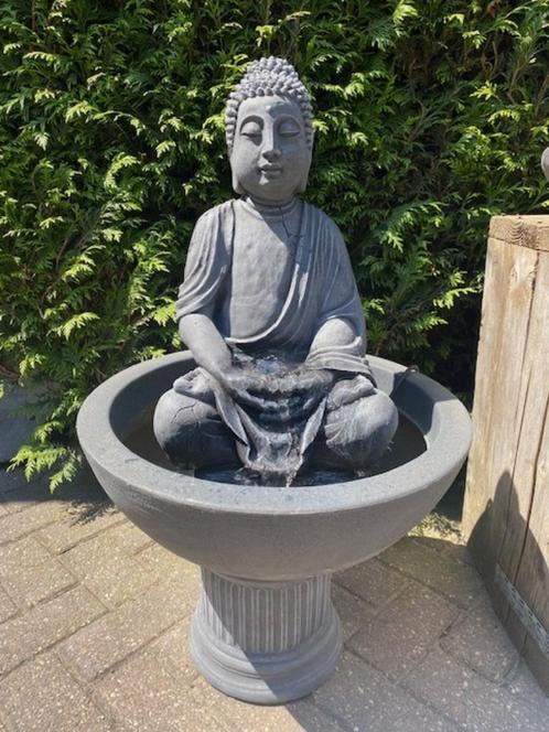 Boeddha waterornament compleet nr.428, Tuin en Terras, Tuinbeelden, Nieuw, Boeddhabeeld, Kunststof, Ophalen