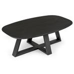 Salontafel Grace massief eiken Deens ovaal, Huis en Inrichting, Tafels | Salontafels, Ophalen, 100 tot 150 cm, Eikenhout, Nieuw