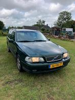 Volvo classic V70 2.4 140PK 2000, Voorwielaandrijving, Zwart, 1436 kg, Leder en Stof