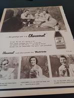 Advertentie van Nutricia Chocomel je zegt het wel 1957, Verzamelen, Merken en Reclamevoorwerpen, Ophalen of Verzenden, Zo goed als nieuw
