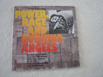 2lp hard rock,USA 2 LP Heavy Metal- Power, Rage and Burning  beschikbaar voor biedingen